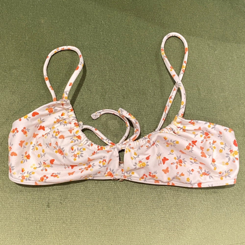 FLORAL BIKINI TOP